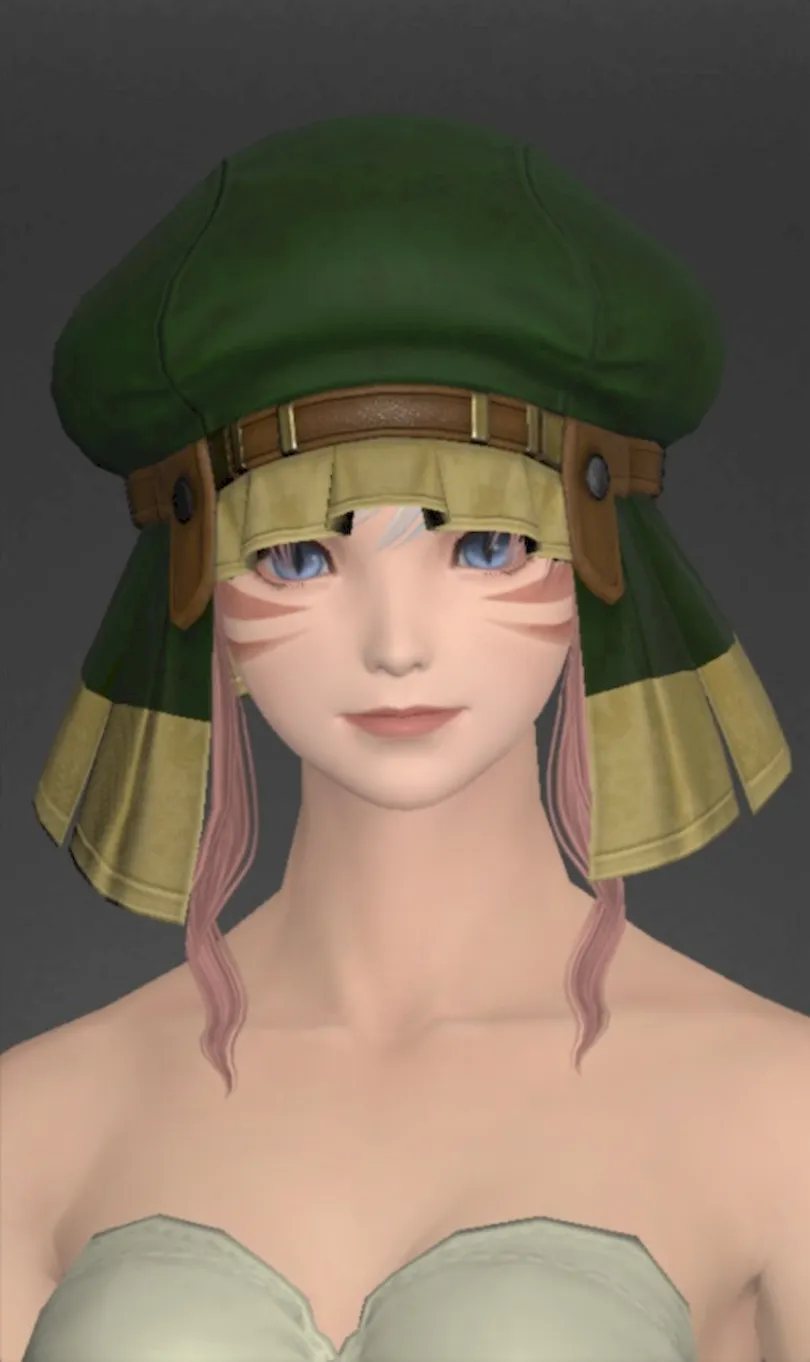 ミラプリ「ヴァナ・ディーリアン・スカウトボンネット」装備試着さんでの見た目紹介3