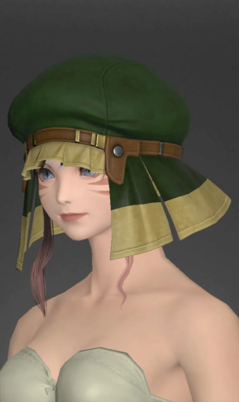 ミラプリ「ヴァナ・ディーリアン・スカウトボンネット」装備試着さんでの見た目紹介6