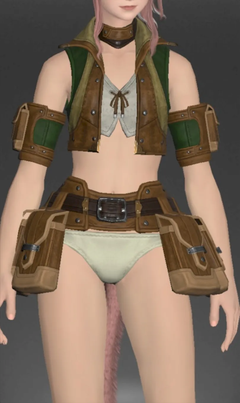 ミラプリ「ヴァナ・ディーリアン・スカウトベスト」装備試着さんでの見た目紹介7