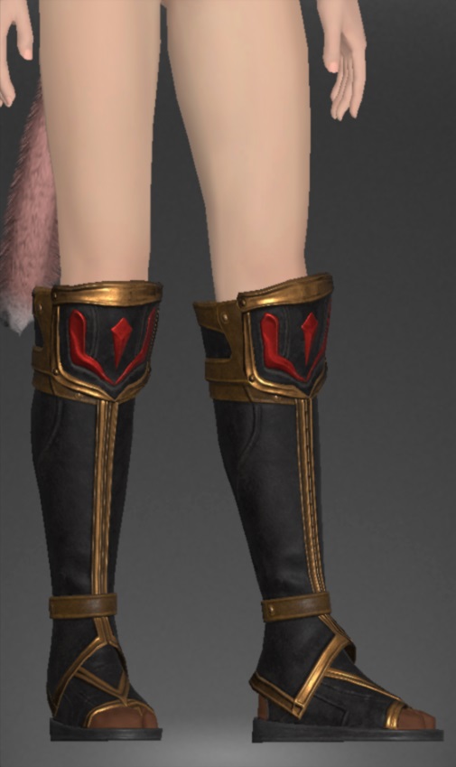 ヴァナ・ディーリアン・ストライカーゲートル | FF14ミラプリ - Vana'dielian Gaiters of Striking - ブーツ