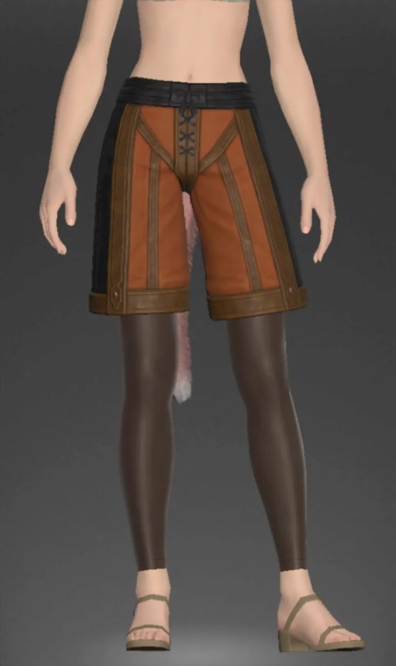 ミラプリ「ヴァナ・ディーリアン・ストライカーハーフパンツ」装備試着さんでの見た目紹介13