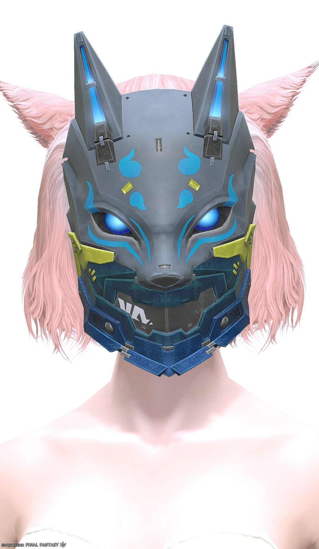 ヴァンガード・キャスターマスク | FF14ミラプリ - Vanguard Mask of Casting - ヘッドギア・フェイスガード/マスク/ヘッドドレス・ヘアアクセサリー/耳