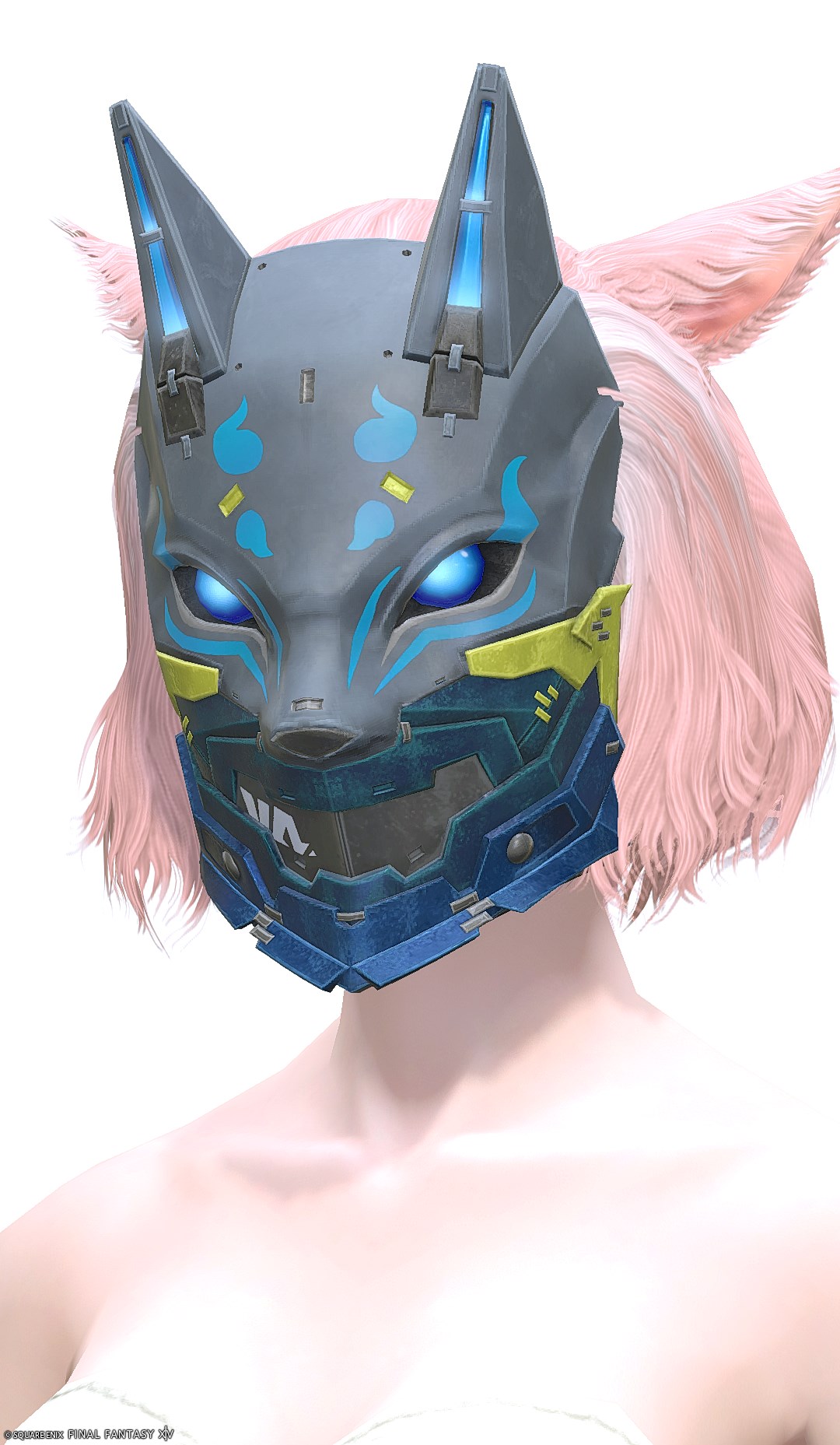 ヴァンガード・キャスターマスク | FF14ミラプリ - Vanguard Mask of Casting - ヘッドギア・フェイスガード/マスク/ヘッドドレス・ヘアアクセサリー/耳