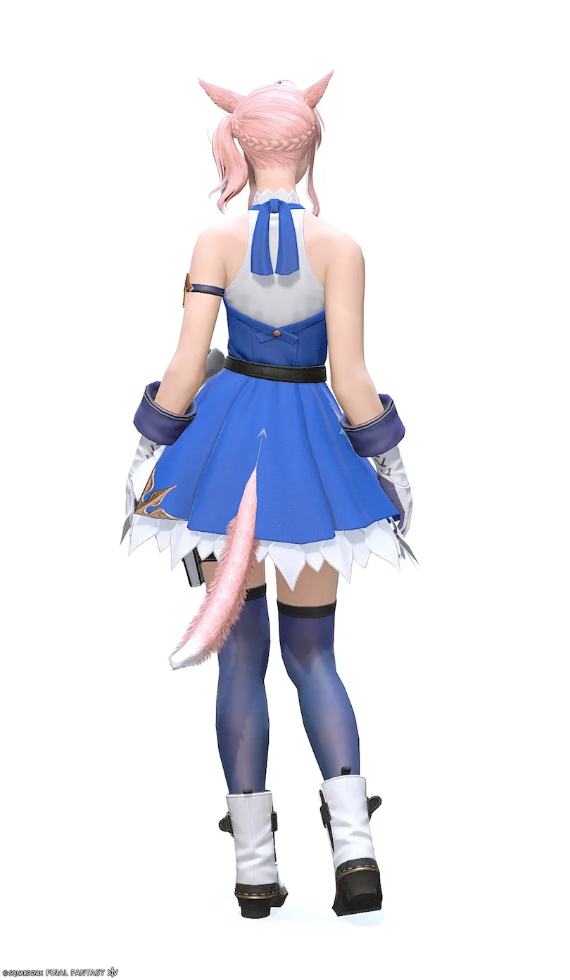 ミラプリ「ビブラプリンセス」装備ミコッテでの見た目紹介2