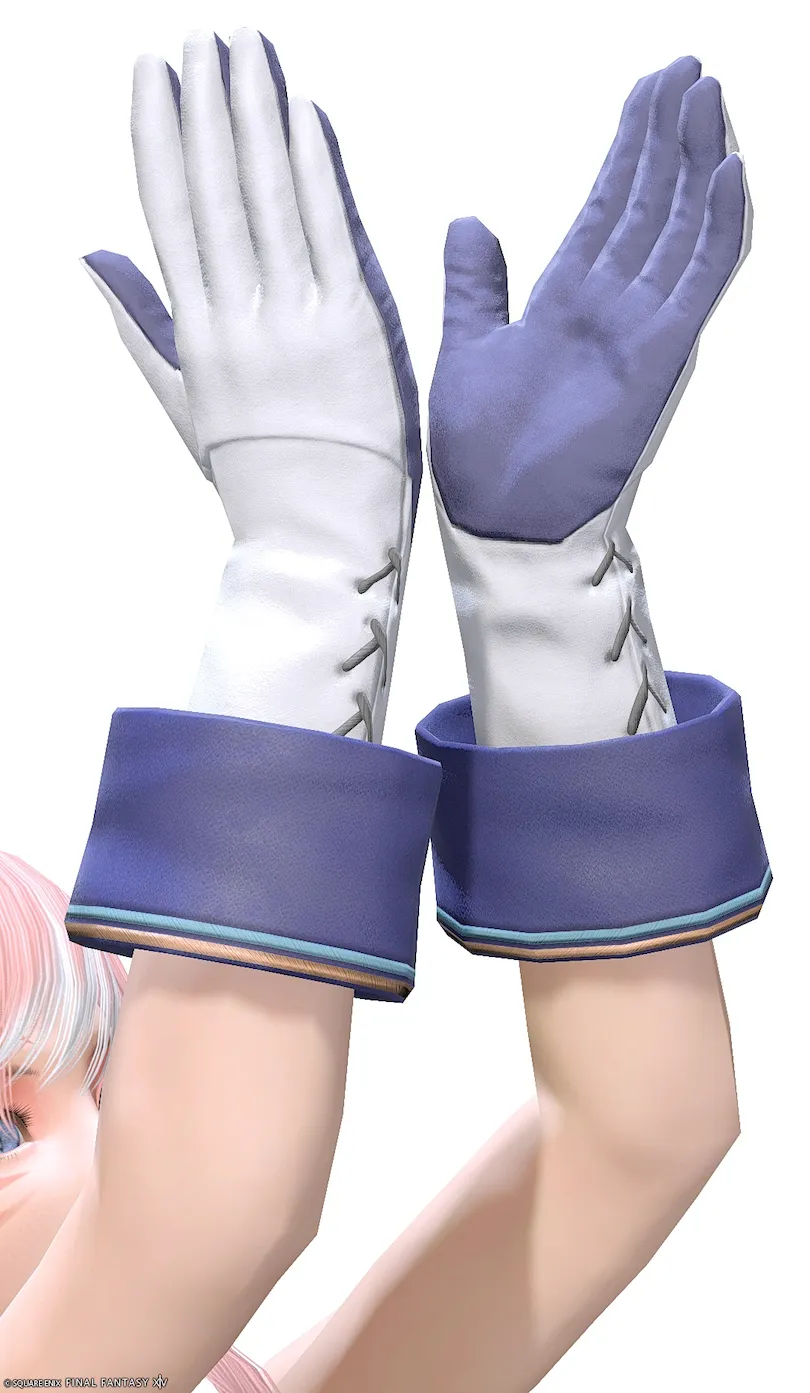 ミラプリ「ビブラプリンセス・ドレスグローブ」装備ミコッテでの見た目紹介11