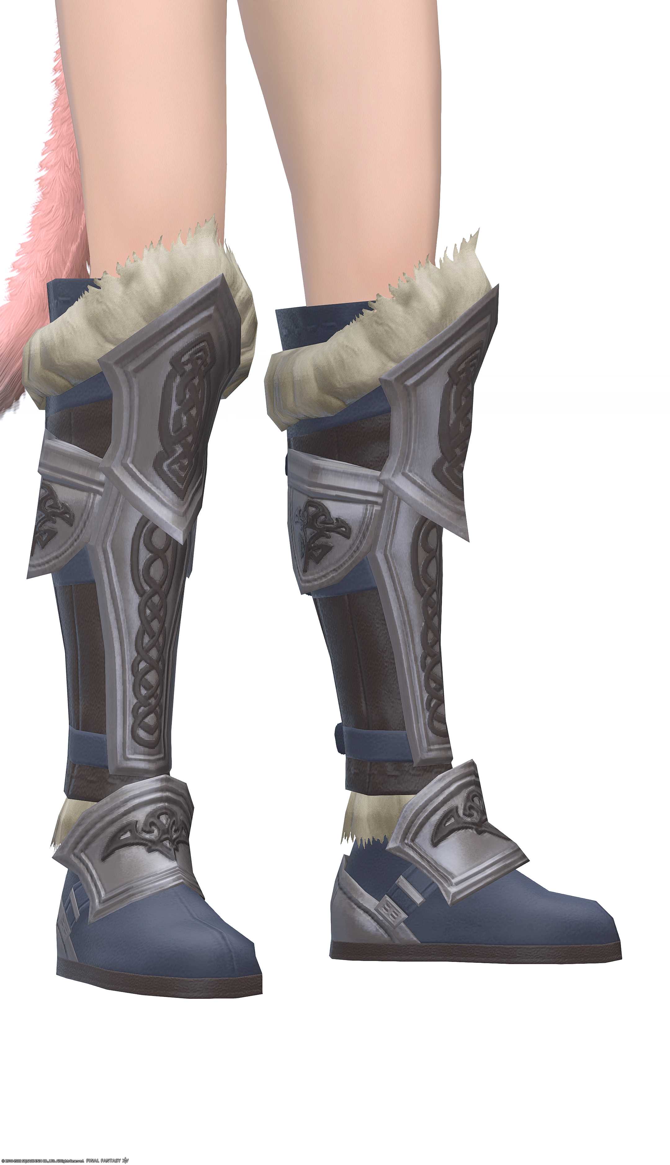 バイキングレッグガード | FF14ミラプリ - Viking Leg Guards - 足甲