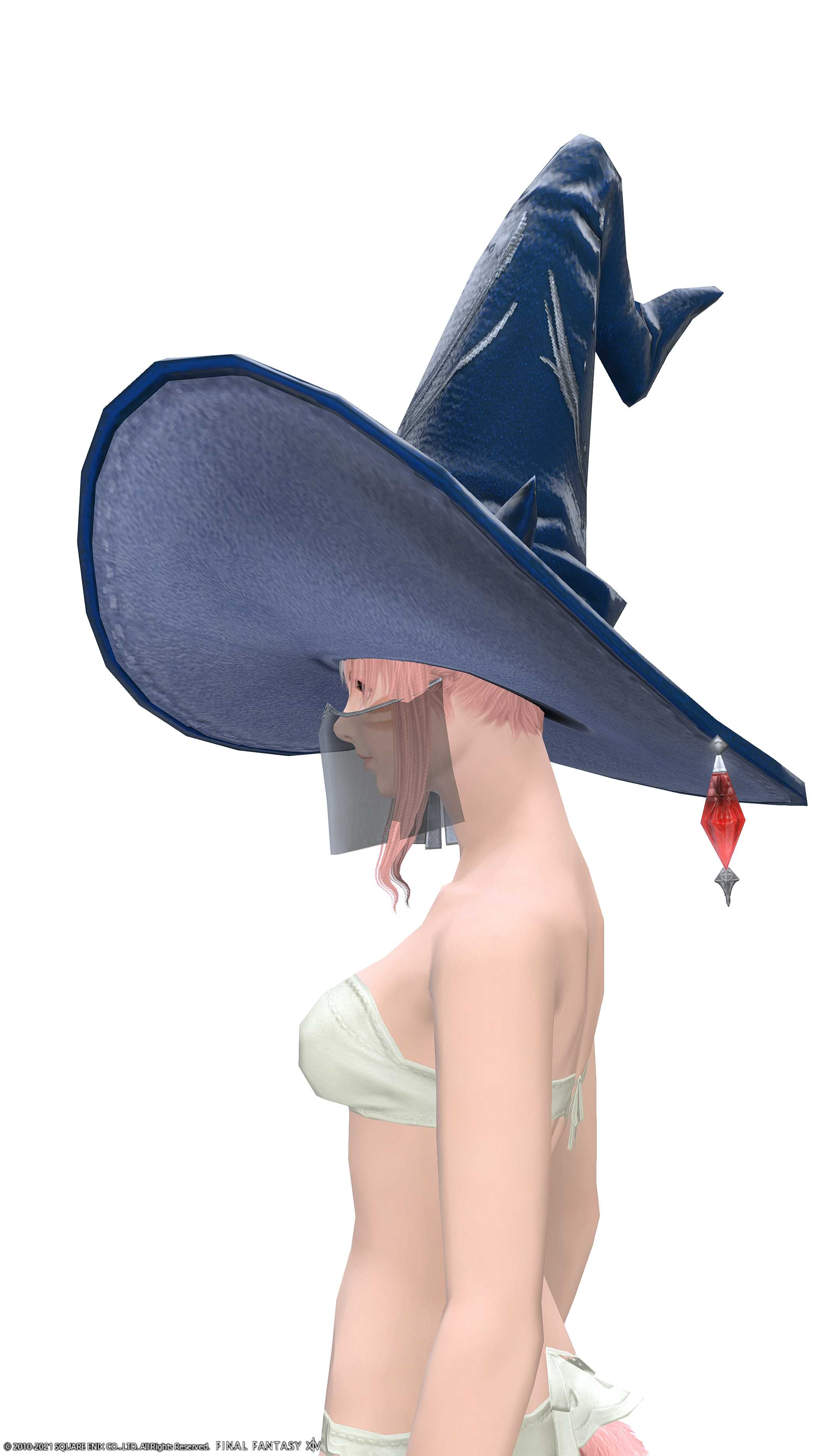 ヴァートゥ・ウェルキンハット | FF14ミラプリ - Virtu Welkin Hat - ヴェール/帽子/ハット/魔女帽子