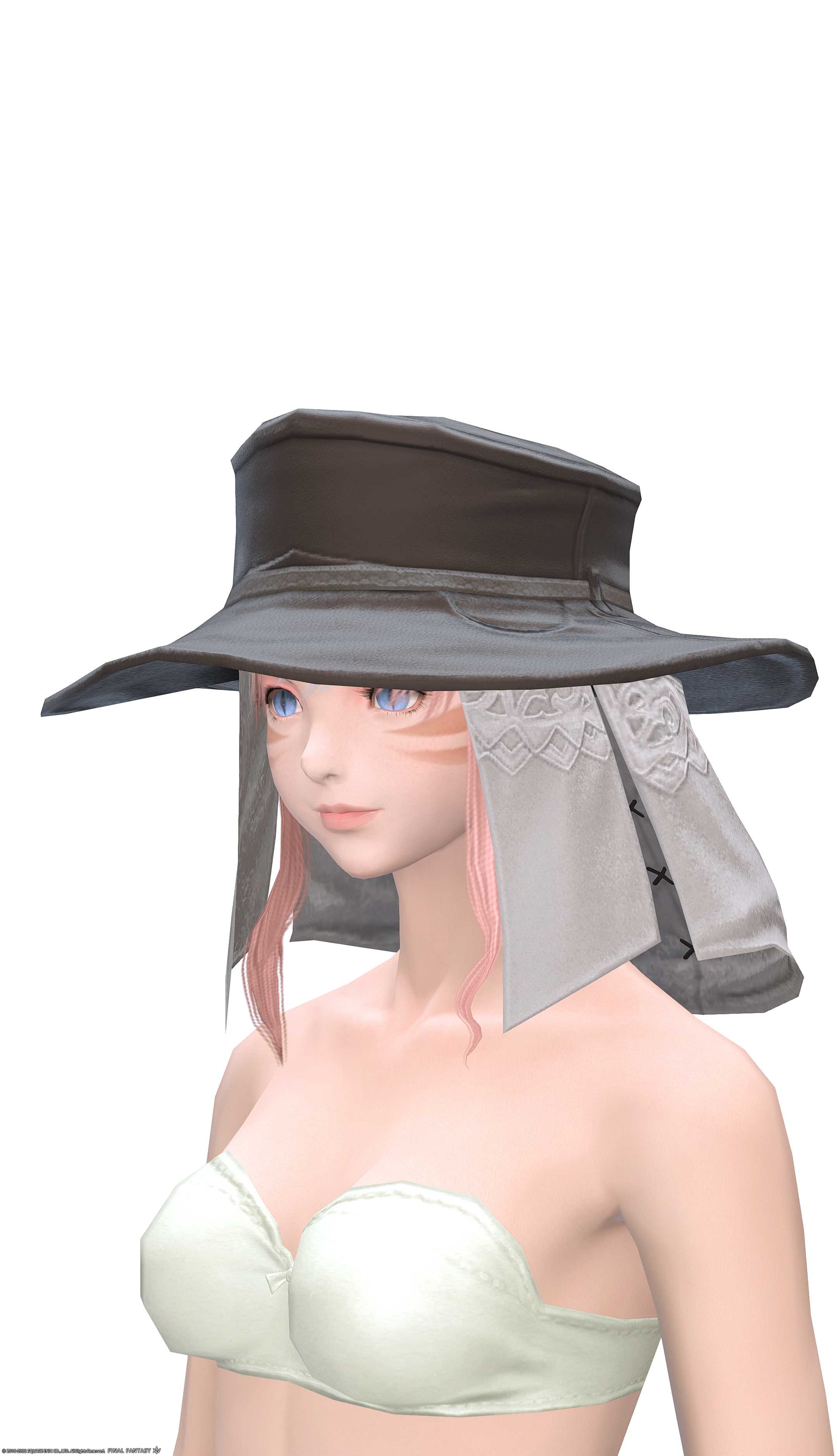 フッブート・キャスターハット | FF14ミラプリ - Voeburtite Hat of Casting - ヴェール/帽子/ハット