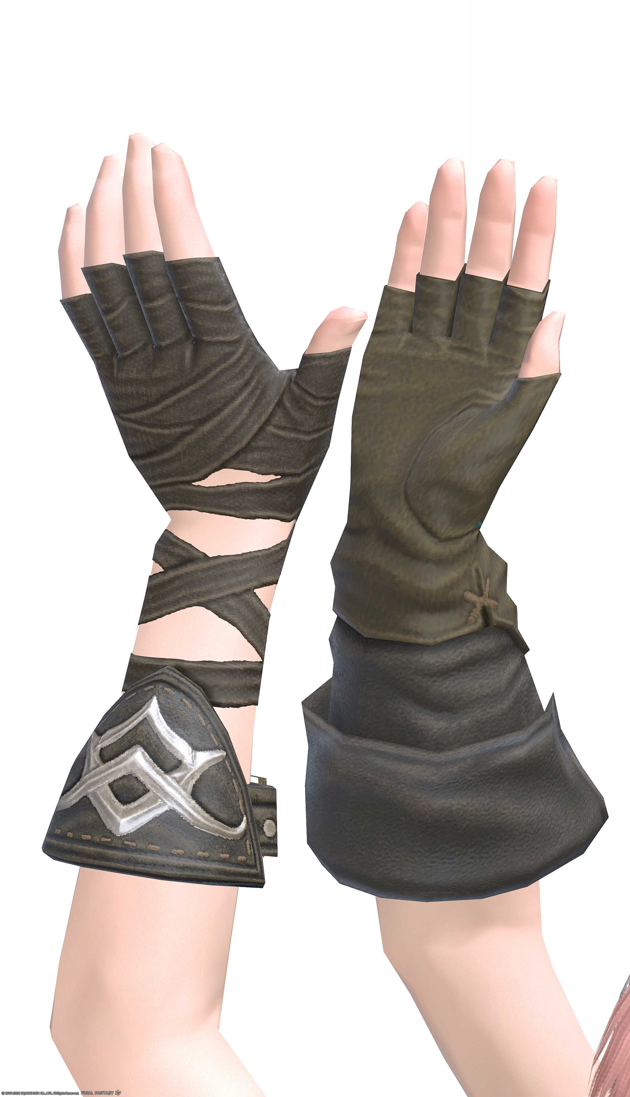 ウェイファーラー・フィンガレスグローブ | FF14ミラプリ - Wayfarer's Fingerless Gloves - 手袋/フィンガレス