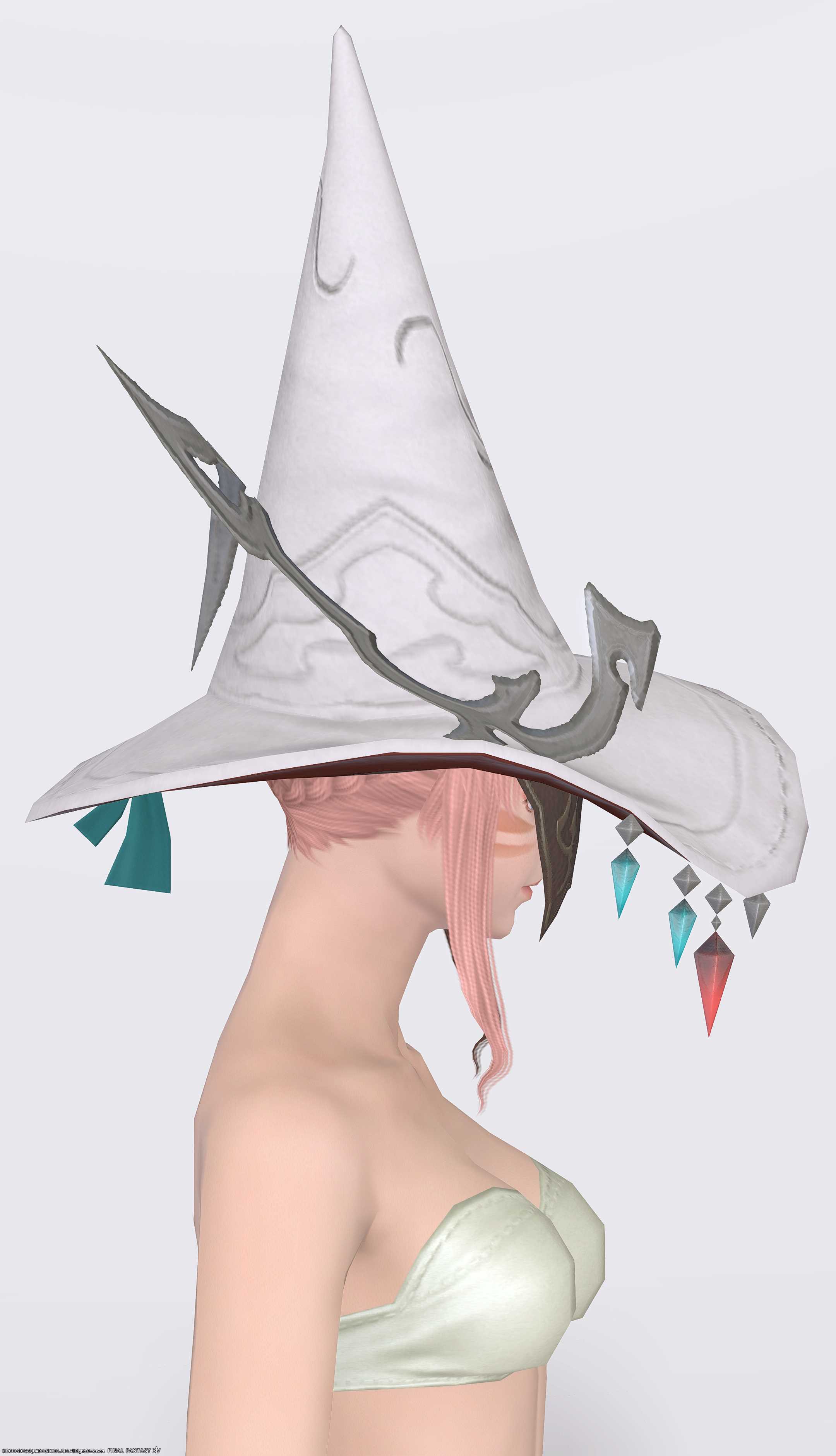 ヤフェーム・ヒーラーハット | FF14ミラプリ - Yafaemi Hat of Healing - 眼帯/帽子/ハット/魔女帽子