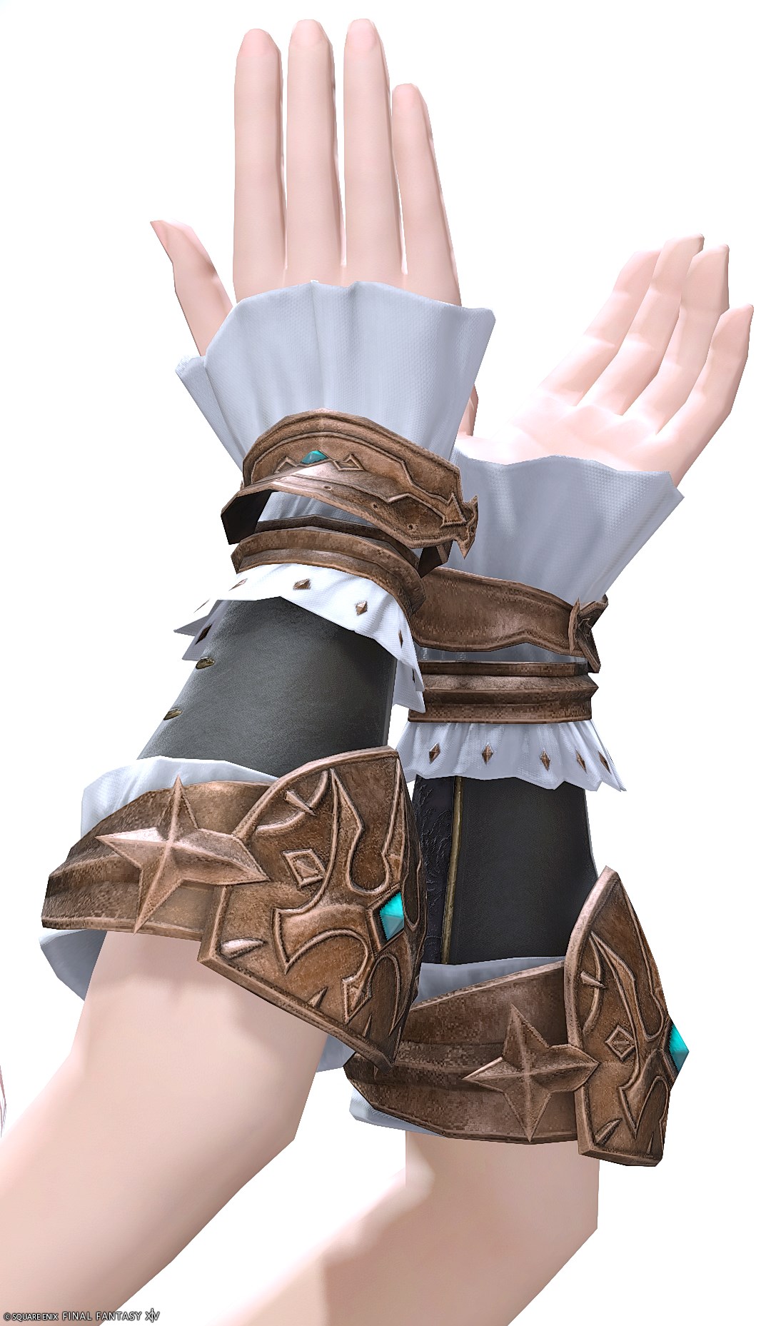 ユウェヤーワータ・ディフェンダードレスグローブ | FF14ミラプリ - Yuweyawata Dress Gloves of Fending - 篭手/アームドレス