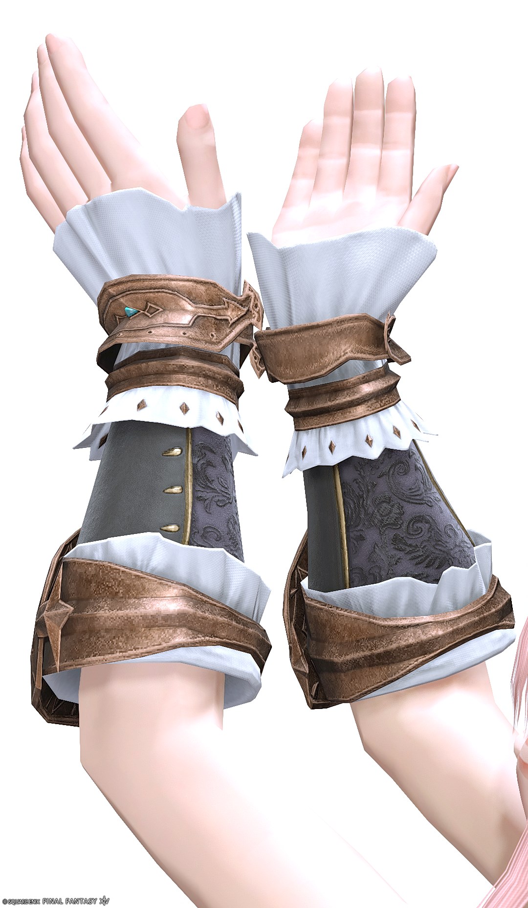 ユウェヤーワータ・ディフェンダードレスグローブ | FF14ミラプリ - Yuweyawata Dress Gloves of Fending - 篭手/アームドレス