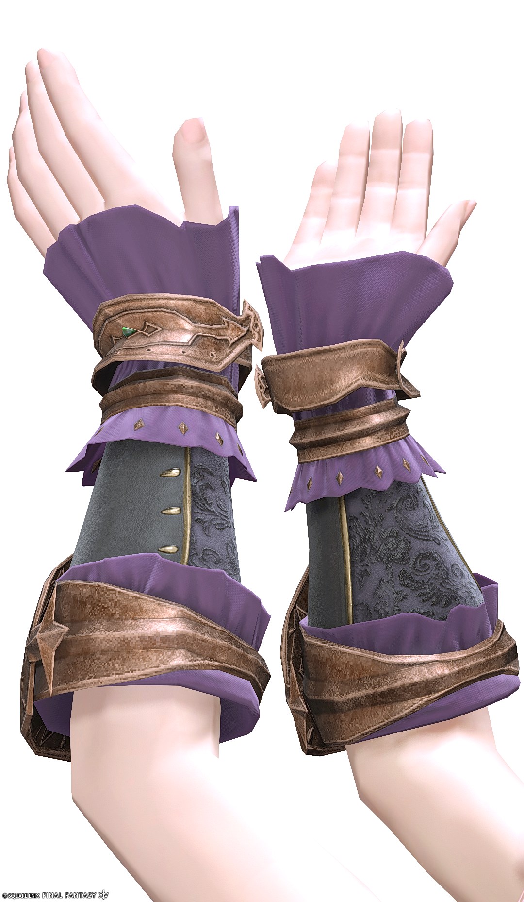 ユウェヤーワータ・ストライカードレスグローブ | FF14ミラプリ - Yuweyawata Dress Gloves of Striking - 篭手/アームドレス