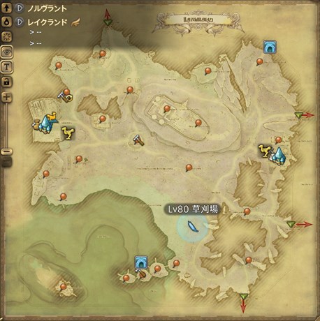 【地図】ライトガーベラの採取場所