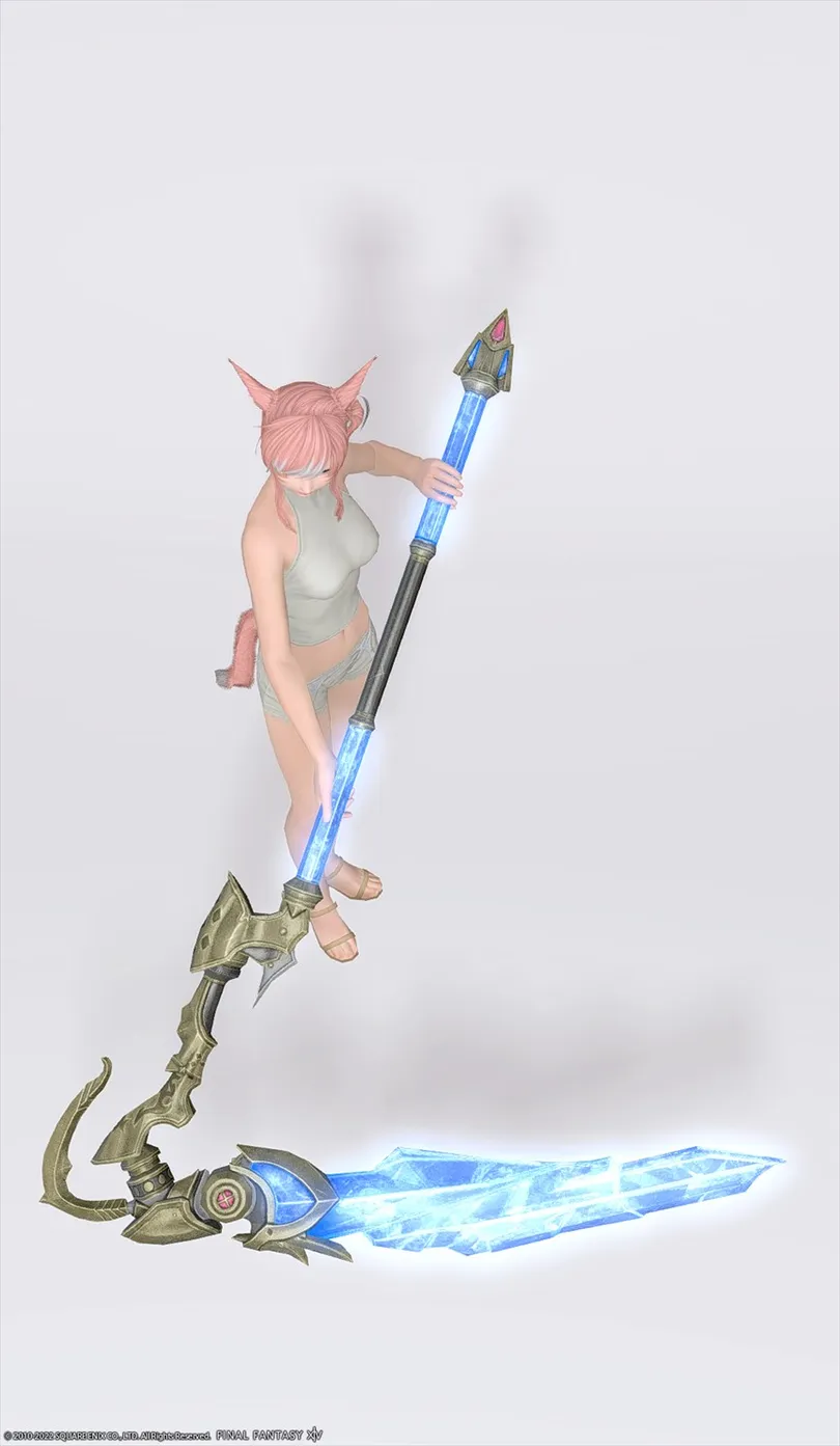 【FF14】ブルースピリットシックル⚔️の見た目・入手方法（リーパー/両手鎌）